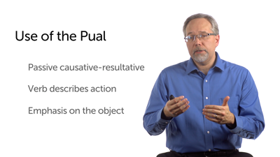 Meaning Nuances of the Pual
