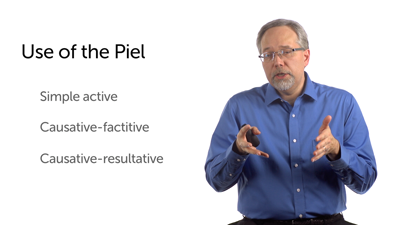 Meaning Nuances of the Piel