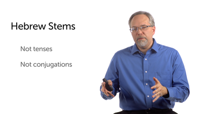 Introducing Verbal Stems