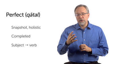 Perfect/Suffixed Conjugation (qātal)
