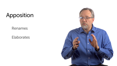 Nouns: Appositional Relationship