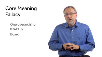 Core Meaning Fallacy