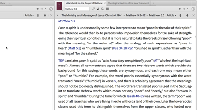 Word Context of Matthew 5:1–3