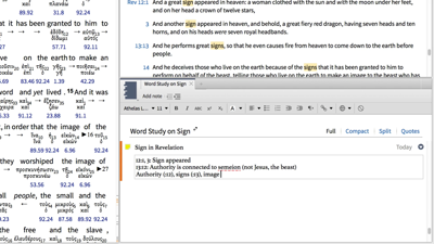 “Sign” in the New Testament