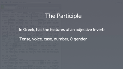Introducing the Participle
