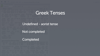 Introducing the Present Tense