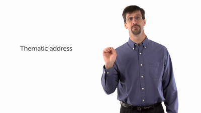 Thematic Address