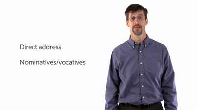 Vocatives