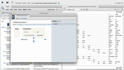 Using a Syntax Search to Find Point/Counterpoint Sets