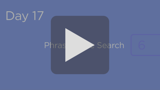 (Day 17) Find Occurrences of Important Phrases