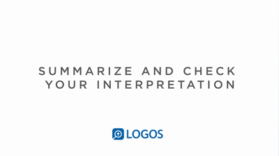 Step 8: Check Your Interpretation with the Interpretation of Others