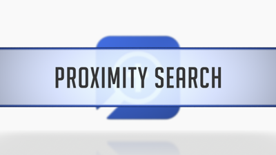 Doing a WITHIN × WORDS Proximity Search