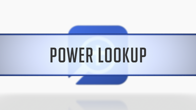 Context Menu Power Lookup