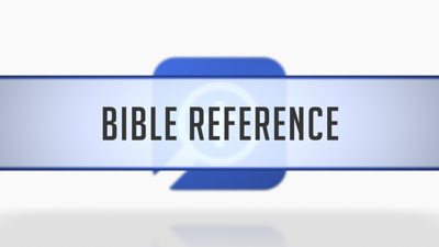 Context Menu Bible Reference Lookups