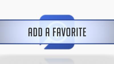 Adding Favorites