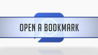 Opening Bookmarks