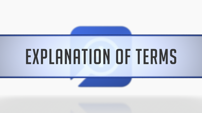 Explaining Terms