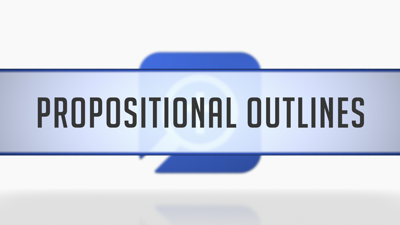 Propositional Outlines