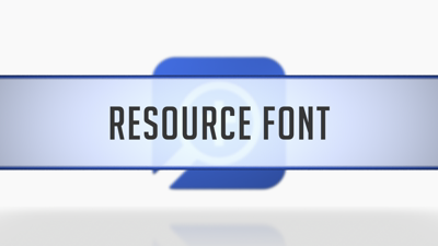 Setting the Resource Font