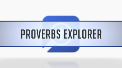 Proverbs Explorer