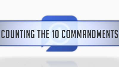 Counting the Ten Commandments