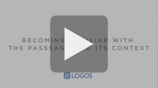 Lesson 1: Become Familiar with the Passage and Its Context