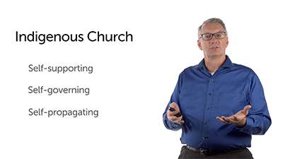 Churches Indigenous to the Culture and Community
