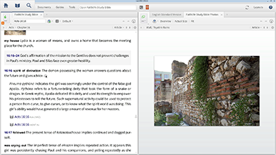 Studying Acts 16 in the Faithlife Study Bible