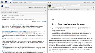 Searching on Biblical Conflict Resolution