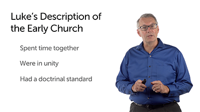 Luke’s Description of a Functioning Church