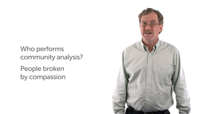 Who Performs Community Analysis?
