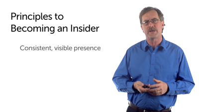 Becoming an Insider