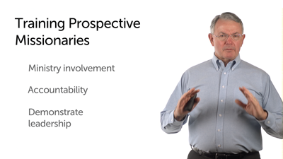 Training Prospective Missionaries