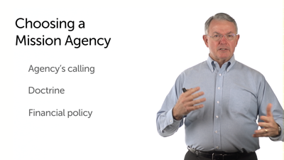 Choosing a Mission Agency