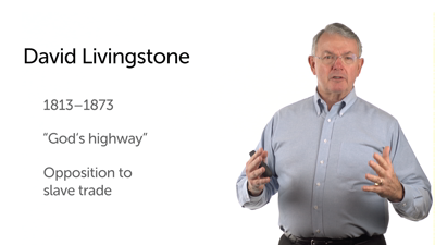 David Livingstone to Africa