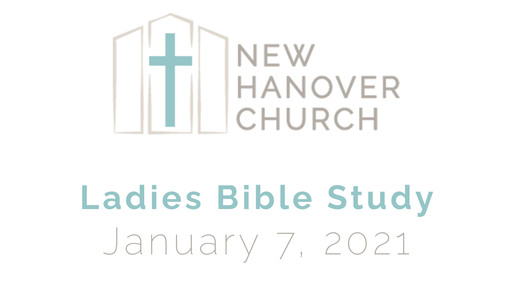 Ladies Bible Study - Revelation 5 - 1/7/2021