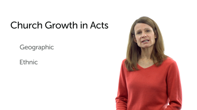 The Growth of the Gospel in Acts
