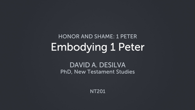 Embodying 1 Peter