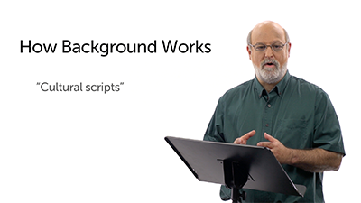 Understanding Backgrounds