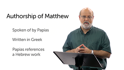 The Authorship of Matthew