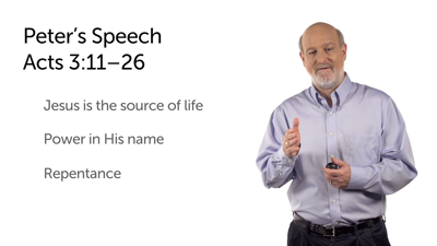 Peter’s Temple Speech
