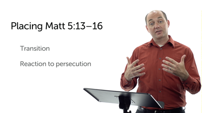 Salt and Light (Matt 5:13–16)