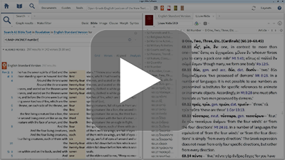 Highlighting All the Numbers in Revelation with Visual Filters