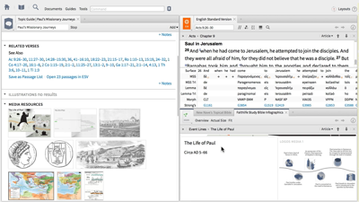 Studying Paul’s Missionary Journeys with Timelines and the Atlas Tool