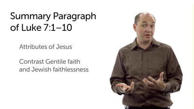 Narrative Analysis: Application (Luke 7:1–10)
