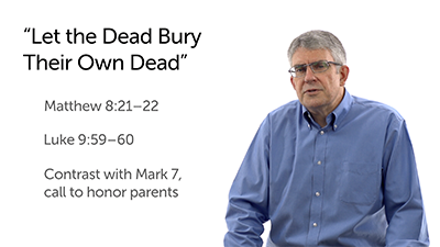 Let the Dead Bury Their Own Dead