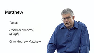 A Hebrew Matthew?