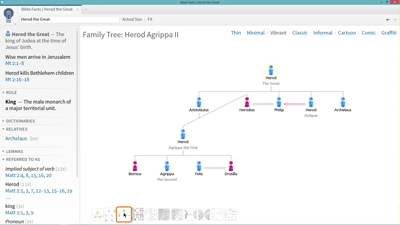 Using the Bible Facts Tool to Distinguish between the Herods