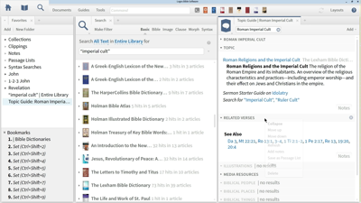 Using the Favorites Tool to Store and Organize Research