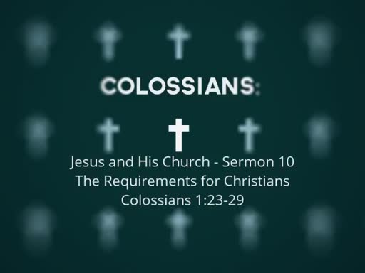 Colossians - Jesus and His Church 